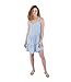 Hurley Damen W Oceancare Mini Dress Lässiges Kleid, Helles Denim22, XS Oceancare günstig Kaufen-Hurley Damen W Oceancare Mini Dress Lässiges Kleid, Helles Denim22, XS