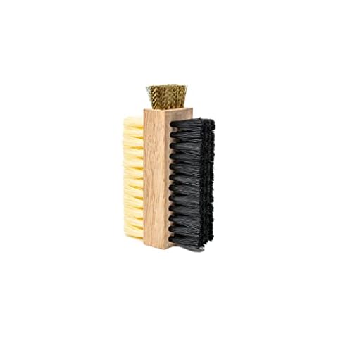 Pink Miracle Multi Purpose Shoe Cleaning Brush - with Strong, Medium and Soft Bristles for All Fabric Types Cover