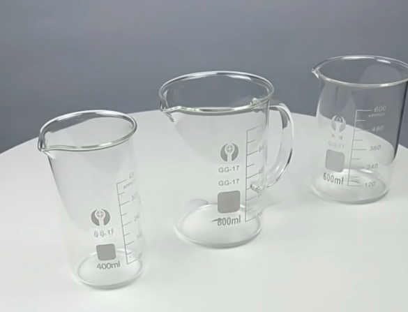 Generic 3pc Set Beaker Measuring Cups Measure Cups Liquid Measuring Cups Scale Measuring Cup Measuring Tools Baking Measure Cup Glass for Chemicals, Rubbing Alcohol, & More TESTEL
