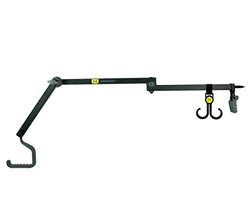 HAWK GoGadget Tree Arm | Hunting Portable Folding Lightweight Easy Mount Long 3-Arm Holder with Silent-Grip Hook for Bow, Crossbow & Accessories | Weight Rating 15 Lbs - Thumbnail 2
