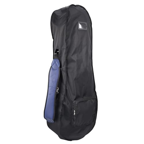 Worparsen Flexible Golf Bag Rain Protection Waterproof Cover Portable Folding Dust-Proof Oxford Cloth for Heavy Duty Club Raincoat Golfer Women Black