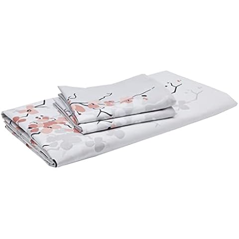 Dreams & Drapes Oriental Flower Duvet Set Cover