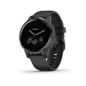 GARMIN Vívoactive 4S, Health Smartwatch, GPS, Waterdicht, Trainingsschema’s en Geanimeerde oefeningen, 20 Sport-Apps, 7 dagen Batterijduur, Contactloos Betalen