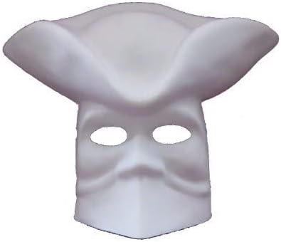 BLANK CASANOVA VENETIAN MASK TO DECORATE