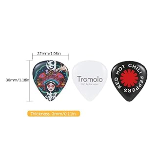 SHUIYUE 3 pièces de Choix de Guitare Accessoires d’instruments de Musique pour Guitare électrique Basse (Lourde… - Les Beatles, Paul McCartney, John Lennon, RIngo Starr, George Harrison SHUIYUE 3 pièces de Choix de Guitare Accessoires d'instruments de Musique pour Guitare électrique Basse (Lourde… – Image 2