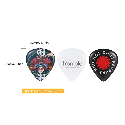 SHUIYUE 3 pièces de Choix de Guitare Accessoires d’instruments de Musique pour Guitare électrique Basse (Lourde… - Les Beatles, Paul McCartney, John Lennon, RIngo Starr, George Harrison SHUIYUE 3 pièces de Choix de Guitare Accessoires d'instruments de Musique pour Guitare électrique Basse (Lourde… – Image 3