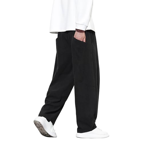 Tripleberly Harem Pants for Men Casual Tapered Cropped Trousers Printed Baggy Wide Leg Beach Aladdin Drop Crotch Pants2