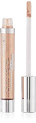 CATRICE Sombra En Crema Liquid Metal De Larga Duracion 020 Champagne Shower, Cranberry, 6 Mililitro
