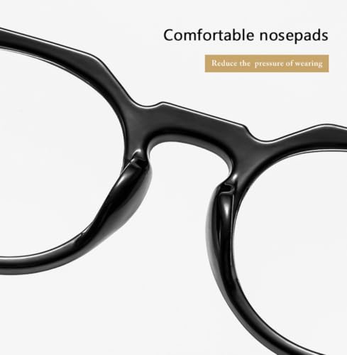 Image of Shiratori Square Blue Light Blocking Glasses for Women Men, Lightweight Frame Anti Eyestrain Computer Glasses