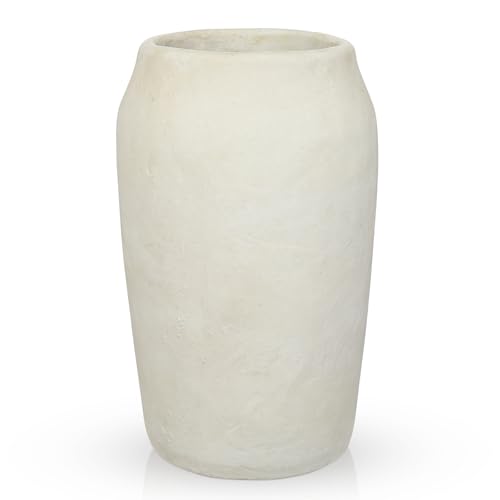 Briful Rustic Vintage Ceramic Vase, 11.8'' Farmhouse Table Decor with