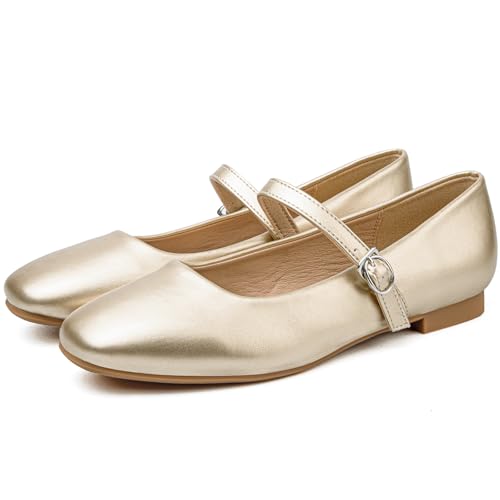 Image of Womens Pointed Toe Black Ballet Flats Comfortable Casual Dress Flats for Women Elegant Memory Foam Flats Shoes with Party Wedding