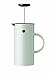 Stelton French Press EM77 - Französische Kaffeepresse, Kaffeemaschine, Isolierkanne, leicht zu öffnen & schließen - Spülmaschinenfeste Teile - Inkl. Messlöffel - 1 Liter (8 Tassen), Weiß