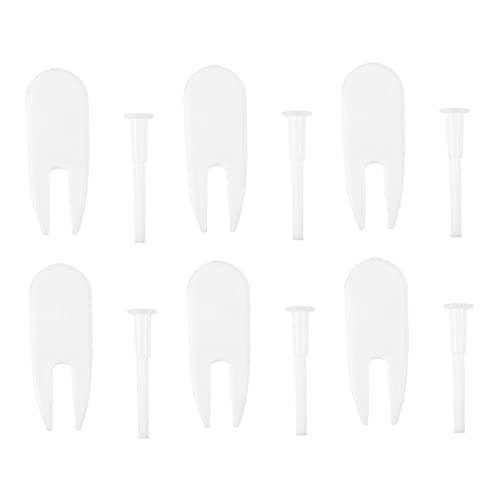 MUSISALY 6Sets Exercise Ball Plug Replacement Kit Easy Install Air Stoppers for Yoga Balls Fitness Balls and Inflatable Includes Remover Tool for Quick Use