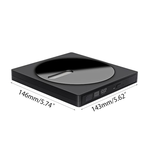 Graveur DVD USB C externe : résoud l'absence de lecteur optique sur PC portable - 3