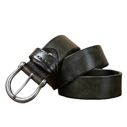 Ceinture cuir véritable pleine fleur homme femme robuste pour jean