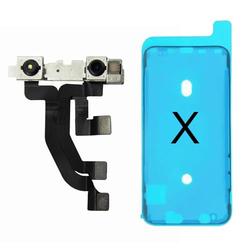 EFAITHFIX for iPhone X Front Camera Replacement 5.8 Inch for iPhone X OEM Facing Lens Module Structured Light Receiver Transmitter Connector Replace for Model A1865, A1901, A1902