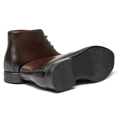 Image of Holy dove Men's Lightweight Dress Boots Leather Ankle Oxford Boot