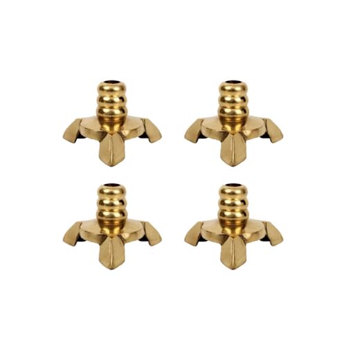 Soporte de Mecha de Latón Tradicional Putrika, Pack de 4