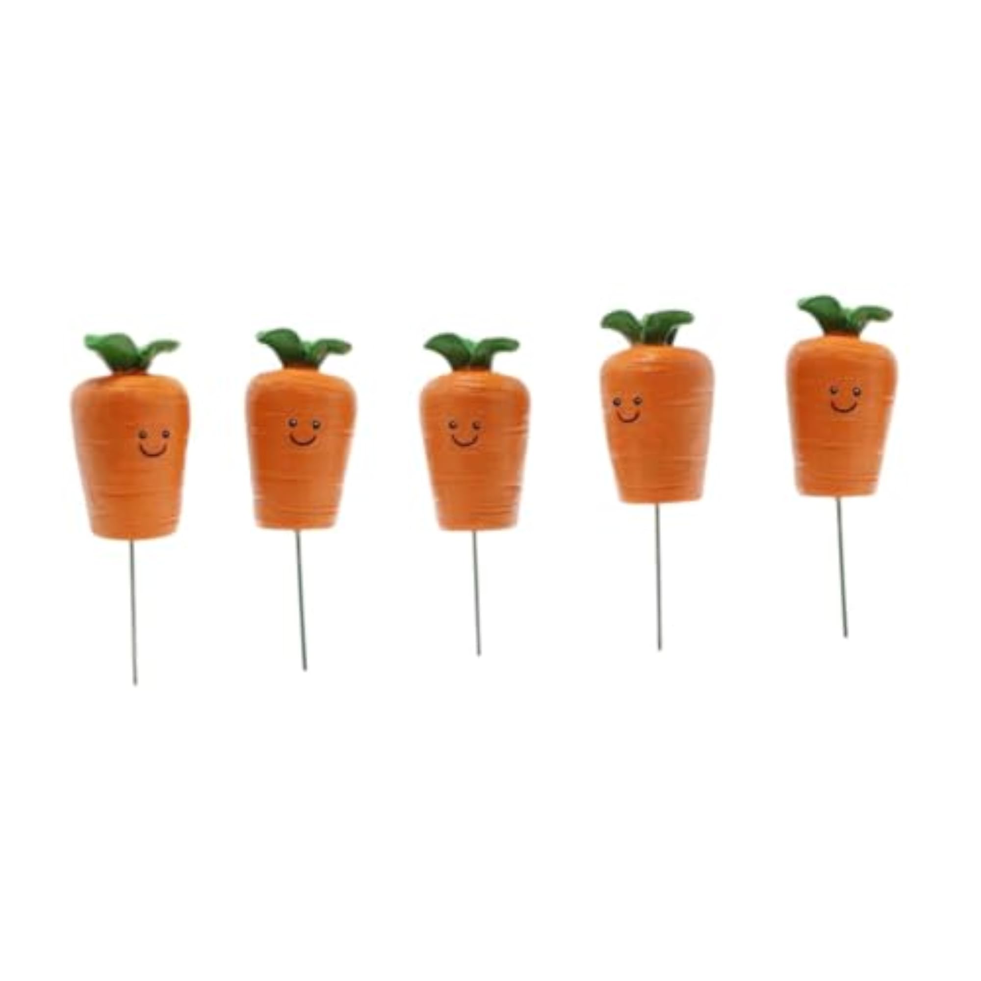 5 Pieces Miniature Artificial Carrots Decoration Set