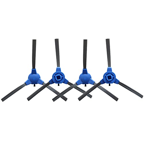 Donkivvy 4 Stück Staubsauger-Seitenbürsten, Seitenbürste für Ultenic D5 D5S D5S Pro D5S Pro + Staubsauger-Ersatzteile Cover