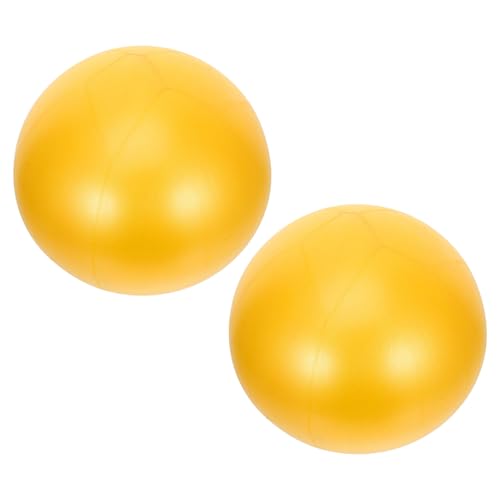 BESPORTBLE 2 Piezas Pelota De Ejercicio Pilates Yoga Pelota De Gimnasia Bolas De Masaje Bola De Masaje Pelota De De Entrenamiento Pelota Blanda De Polivinilo Orange