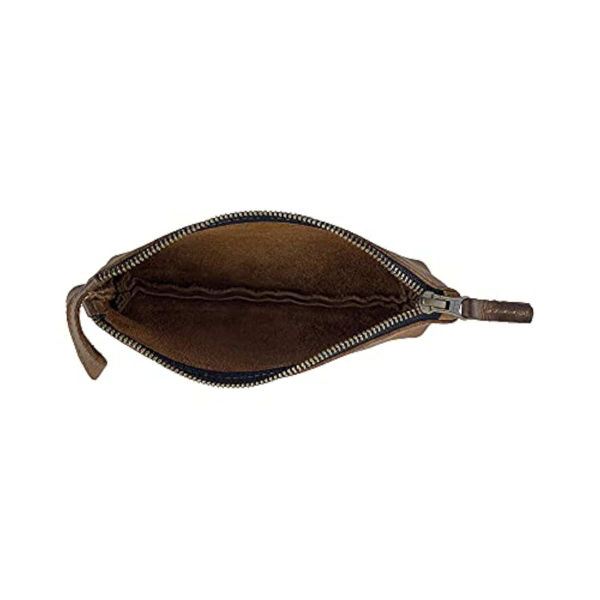 Leather Carry-On Toiletry Bag, Handmade Bourbon Brown