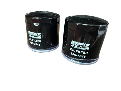 2-Pack Oil Filter 136-7848 Replaces Toro TimeCutter SS SW SWX ZS MX HD Mowers Fits Rato 670cc 739cc 825cc 999cc Engines Replaces 127-9222 120-4276