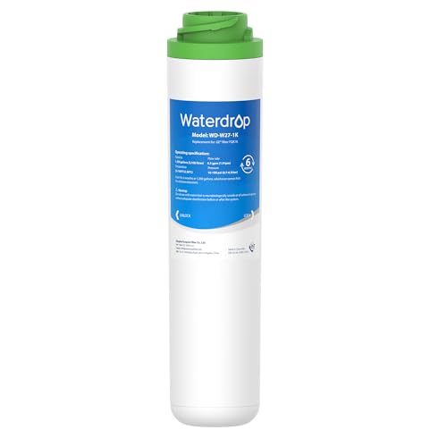 Waterdrop FQK1K Under Sink Water Filter Replacement for GE FQK1K FQK2J