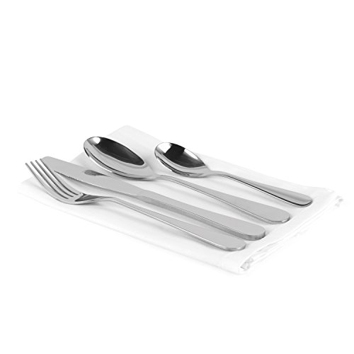 Russell-Hobbs-BW031302-London-Cutlery-Set-Stainless-Steel-24-Piece-Flatware-for-6-People-Lightweight-Elegant-Tableware-Perfect-for-Families-Parties-Students-New-Homeowners-15-Year-Guarantee