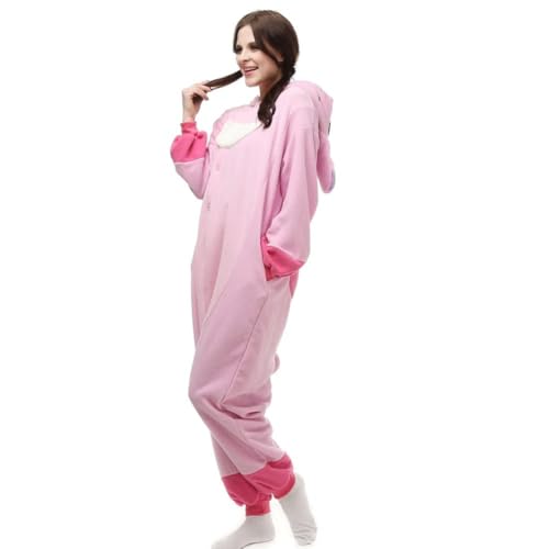 ZKomoL - Pijama enterizo de animal Kigurumi, unisex, ideal como disfraz para fiestas y cosplay, para adultos, M