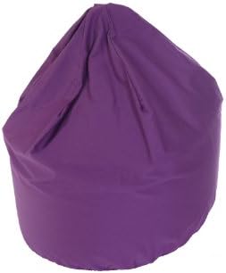 BeanLazy LARGE SIZE Cotton Drill Bean Bag With Beans In Purple