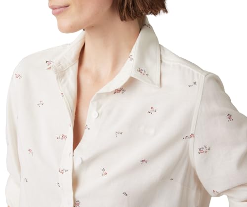 Levi's Damen New Classic Fit Hemd, Lou Ditsy Floral Egret Cotton Linen, XS – Ansicht 4