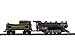 Lionel Pennsylvania Flyer Battery O Gauge Toy Train Set with Remote, Locomotive, Train Cars, & Track with Authentic Train Sounds, Lights, & Water Vapor Smoke Effects for Kids 4+