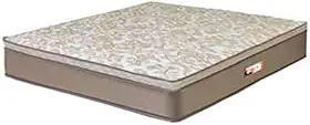 Hellen Colchão King Size Alpha com Molas Ensacadas e EuroPillow, Bege, 22x193x203 cm, Espuma D26, Revestimento Poliéster e Linho
