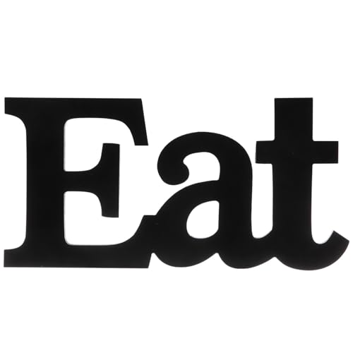 Hobby Lobby MDF Word Black Eat Wood Wall Hanging Kitchen Home Décor
