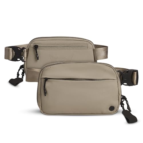 Vertx Everyday Tactical Fanny Pack 2.1-100% Nylon Fanny Pack for Men and Women with CCW-Ready Design and Rapid Access Tab - Outpost Tan - 2L