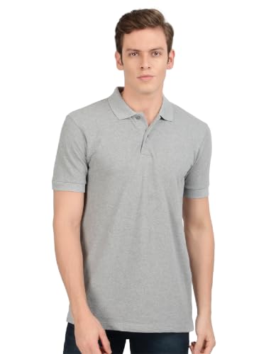 Image of Scott International Men's Cotton Polo T-Shirt | Six Degrees Soft & Breathable Collared T-Shirt | Half Sleeve Regular Fit Casual Wear | Comfortable Everyday Polo T-Shirt for Men