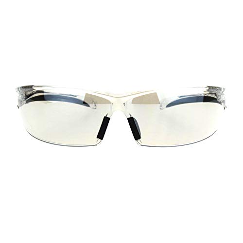 PASTL ANSI Z87+ U6 Protective Safety Glasses Clear Lens Light Wrap Around Frame2