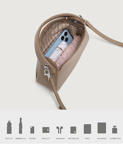 Vegan Leather Evening Clutch Handbag Purse Soft Dumpling Shoulder Bag for Women PU Evening Purse Handbag - Image 5