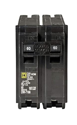 Square D Hom260 Plug-In Circuit Breaker, 60 Amp, 2-Pole #TOP27