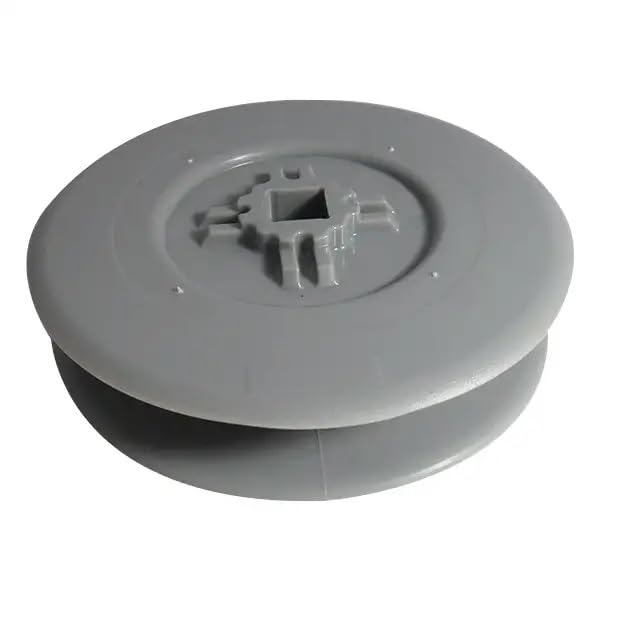 cyclingcolors Poulie de guidage de volet roulant pour sangle 12 à 15mm sortie carrée 10mm en plastique gris à clipser Fenêtre Store Cordon, Ø 100mm