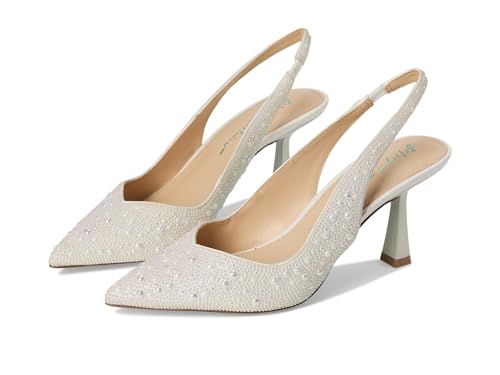 Escarpins Clark Betsey Johnson Ivoire en satin de haute qualité taille 37.5