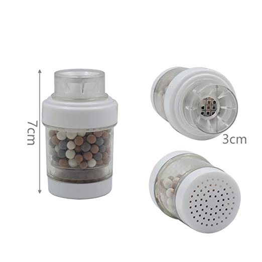 Miniatura 2 de Paquete de 3 filtros de agua para grifo con piedra médica magnetizada, purificador de agua del grifo del grifo, filtro de agua de flujo rápido para
