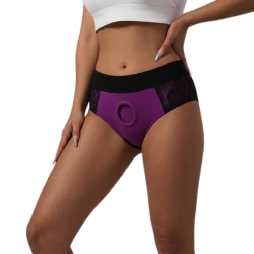 Bubblume Purple Strapless Strapon Boxer Briefs X-Large