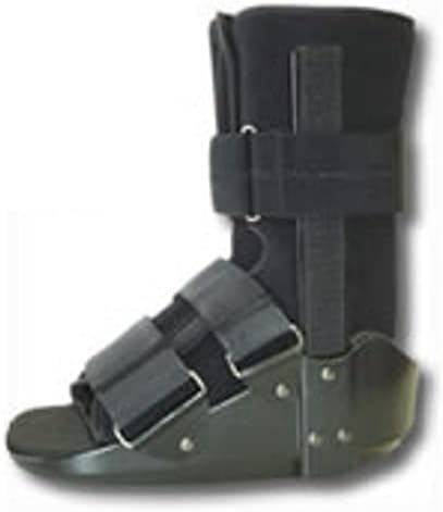Alpha MedicalShort Cam Walker Fracture Boot Walk Cast Ankle Sprain Orthopedic Boot Protectic Walking Boot Non-Air Walking Boot L4386 (Medium)
