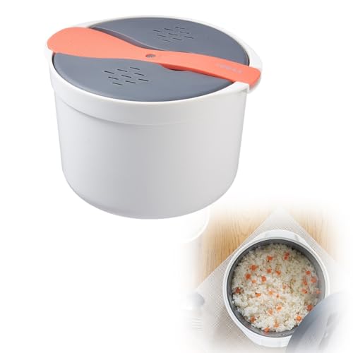 Buona tenuta: il cucchiaio da riso può unire la pentola e il coperchio, ha buone prestazioni di tenuta e può essere trasformato in una maniglia per un facile accesso.