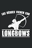  Arco Aquería Longbow - Flecha Caza Cuaderno De Notas: Lineas Con Puntos