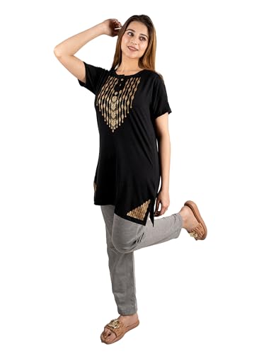Image of Long Tshirts for Women Combo of 2 | Women Long t Shirt| Long Shirt for Women |Long T-Shirts for Women