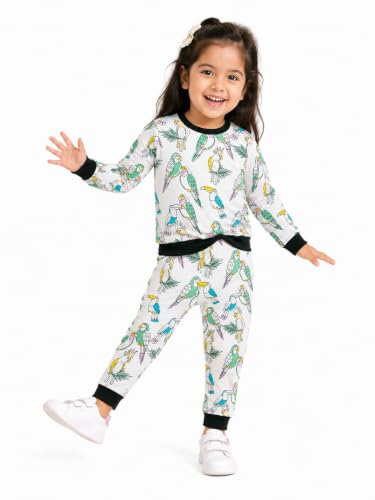Image of TuddyBuddy Boys & Girls Half Sleeves T-shirt & Lounge Pant Nightwear Set - 100% Cotton Jersey
