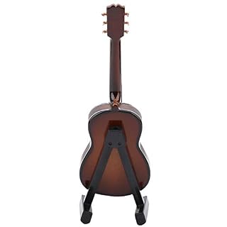 Miniature Guitare Modèle en Bois Instrument De Musique Affichage avec Support De Stand et Cas Dollhouse Accessoires… - Les Beatles, Paul McCartney, John Lennon, RIngo Starr, George Harrison Miniature Guitare Modèle en Bois Instrument De Musique Affichage avec Support De Stand et Cas Dollhouse Accessoires… – Image 7